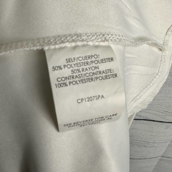 Cloth & People Womens Boho Crochet Gauzy Cream Embroidered Mini Dress Size M - Picture 10 of 10